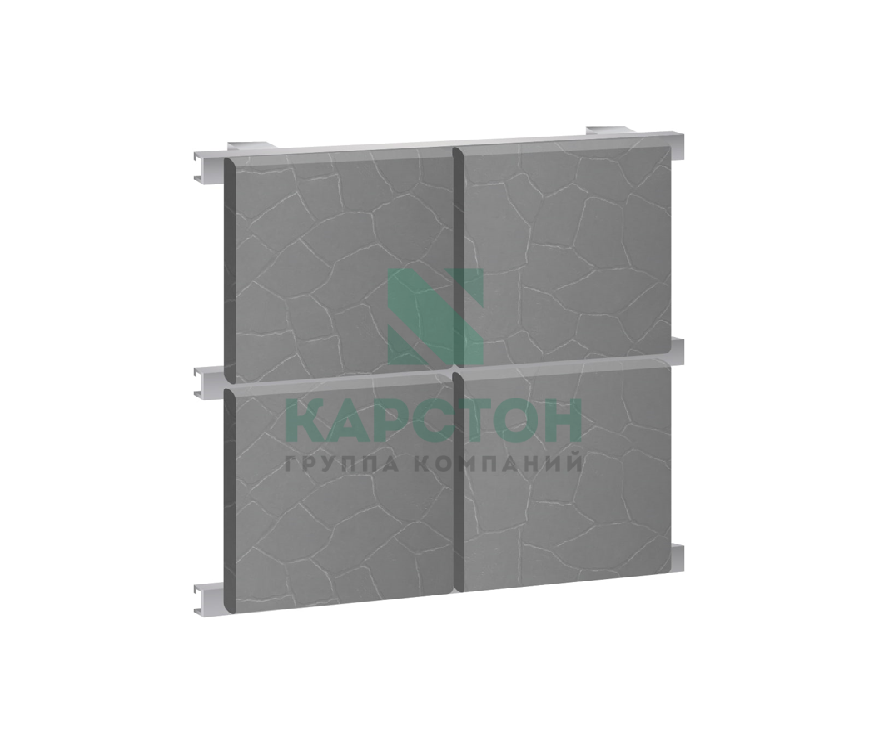 Фасадные кассеты под камень 1107х600, 1мм