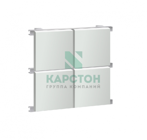 Фасадные кассеты открытого типа 535х535, 0,7 мм